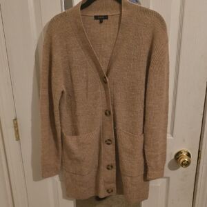 Charter Club Tan Knit Cardigan Sweater